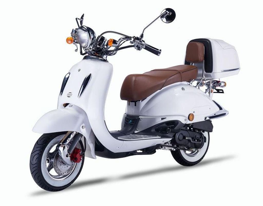 Motorroller Strada mit Top Case 50 ccm 45 km/h, Euro 5, Produktbild 