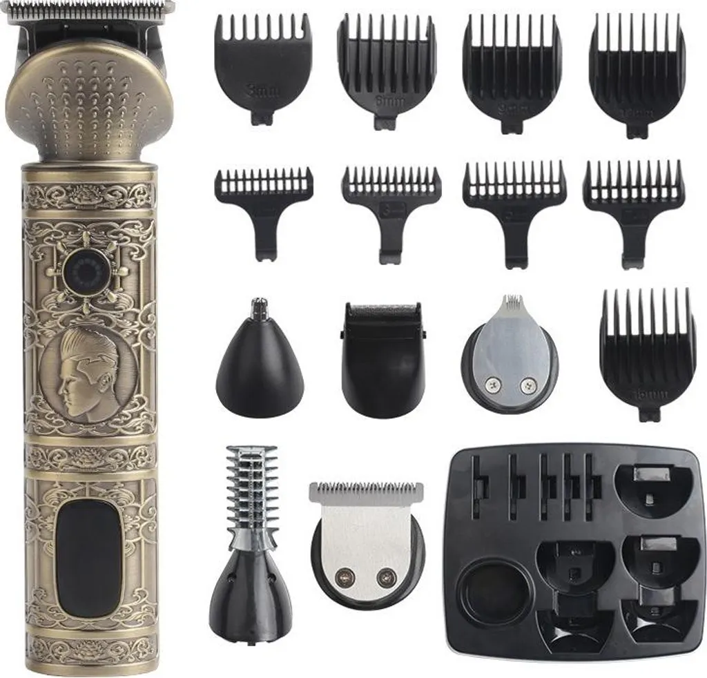 Set Rasoio INF Vintage Bronzo 20 Pezzi: Lo Stile Urban a Casa Tua