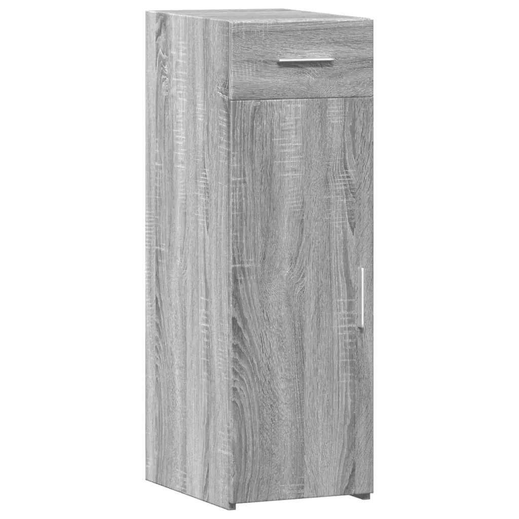 SYFAX™ Credenza Grigio Sonoma 30x42,5x93 cm in Legno Multistrato