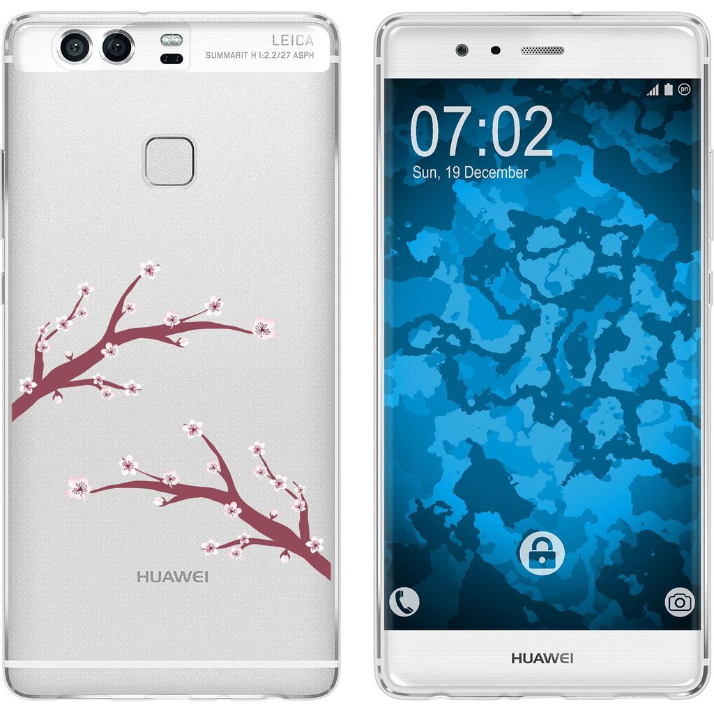 PhoneNatic Case kompatibel mit Huawei P9 Silikon-Hülle Ostern M1