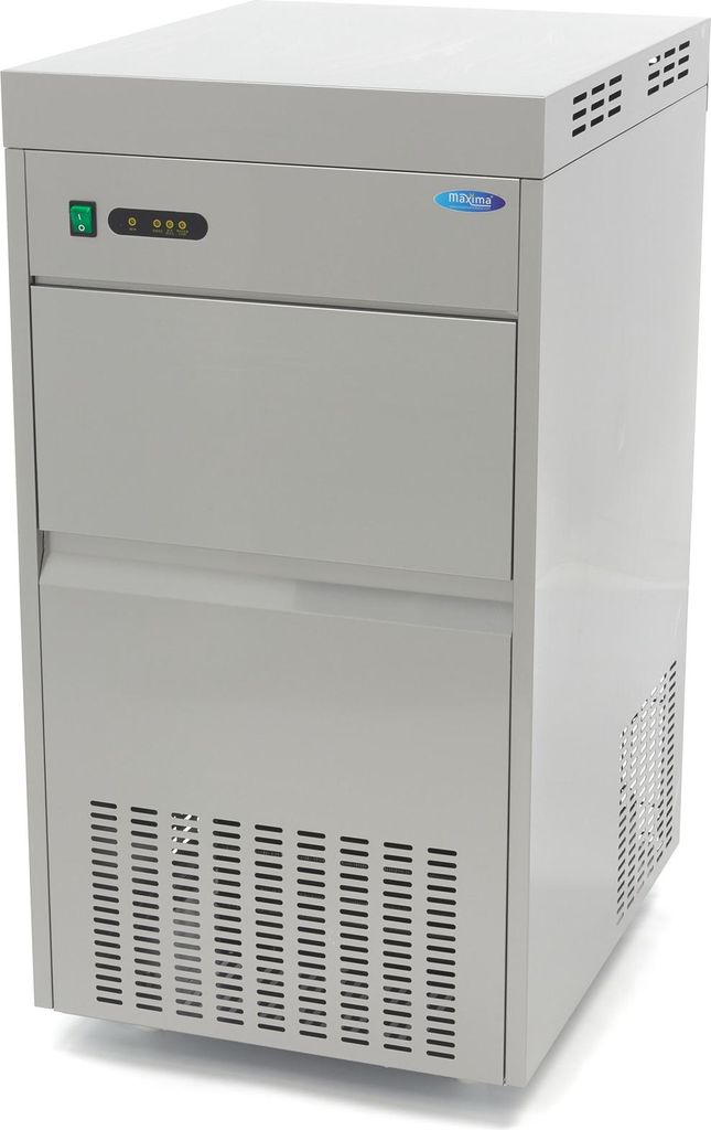 Maxima - Gastro Eiswürfelmaschine - 130 kg/Tag - Zerkleinert/Flocken - Luftgekühlt