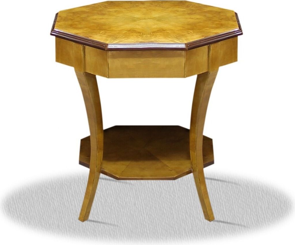 Casa Padrino Art Deco Beistelltisch 60 x 60 x H. 75 cm - Antik Stil Tisch Möbel