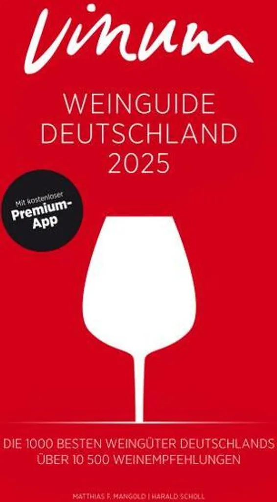 VINUM Weinguide Deutschland 2025 le guide des vins allemands