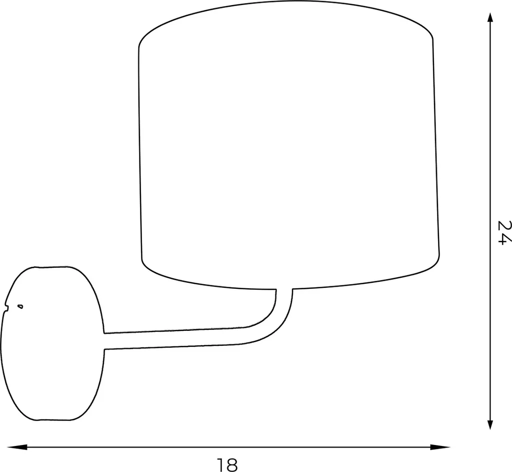 Applique Décorative ARDEN Luminex Blanc pour Eclairage Intérieur E27
