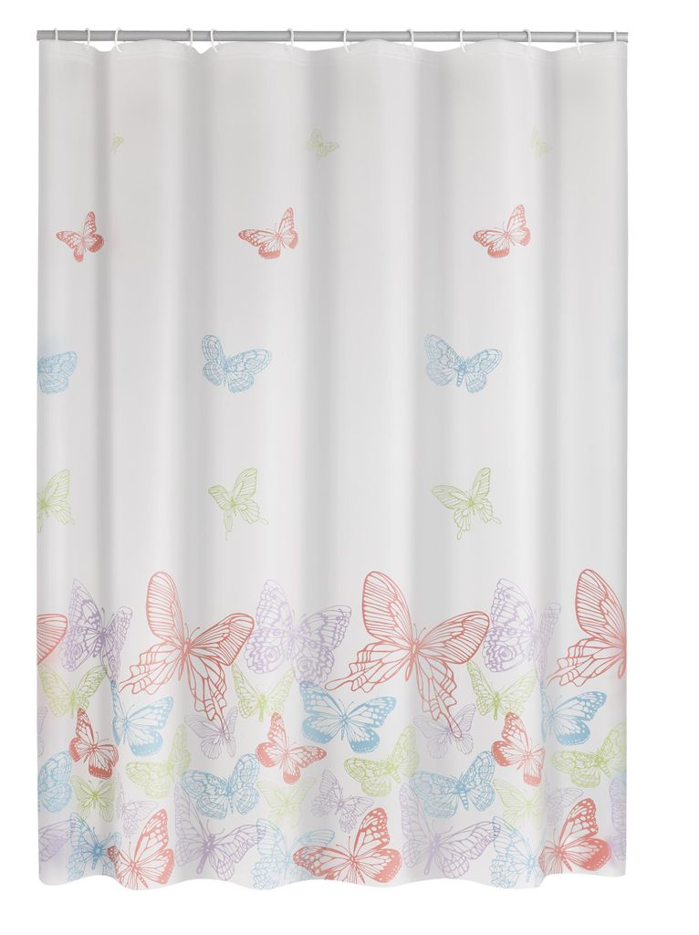 Ridder Duschvorhang Folie Papillon 180x200 cm 3104300