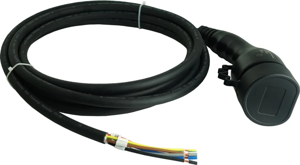 Cavo Ricarica Auto Elettrica Tipo 2 32A 7kW | Design Robusto 5 Metri