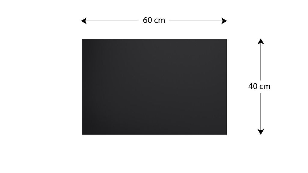 Tablica magnetyczna czarna na magnesy METALboards 90x60 cm Zdjęcie produktu 