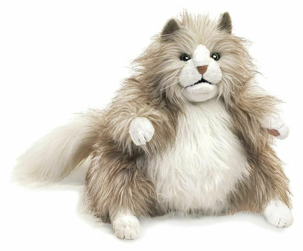 Folkmanis Handpuppe Pummelige Katze 2566 Produktbild 