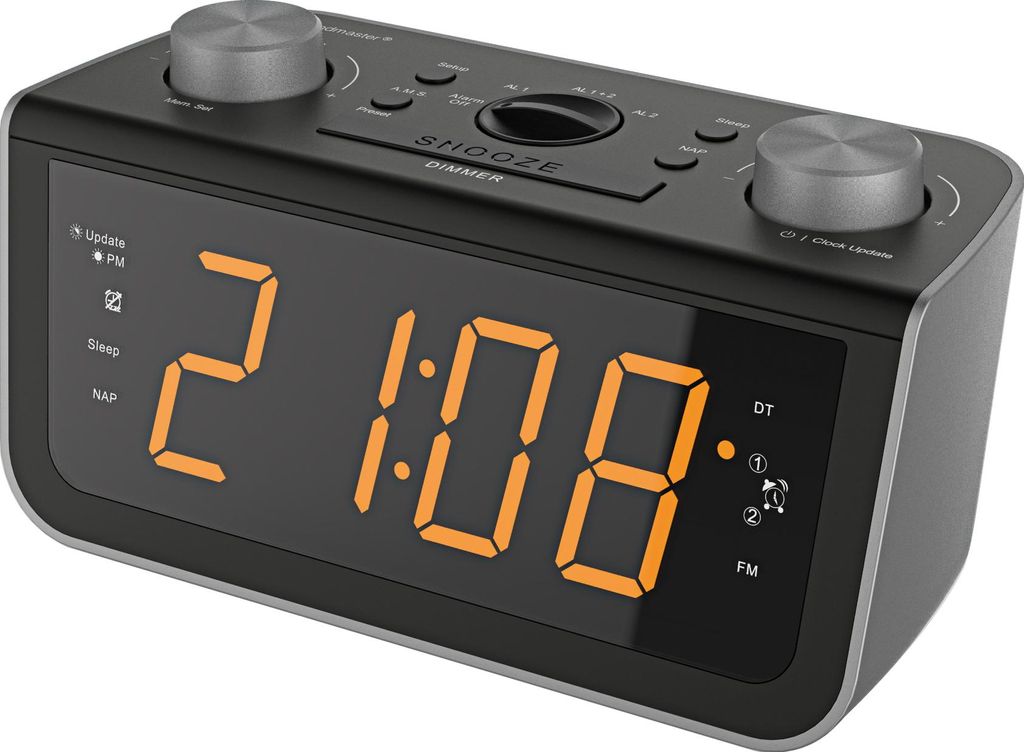 SOUNDMASTER FUR5005 schwarz Radiowecker (Sleep Timer, Produktbild 