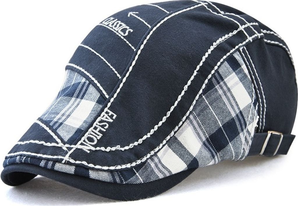 Stylishe Logan Baskenmütze für Herren - Blau KP26026