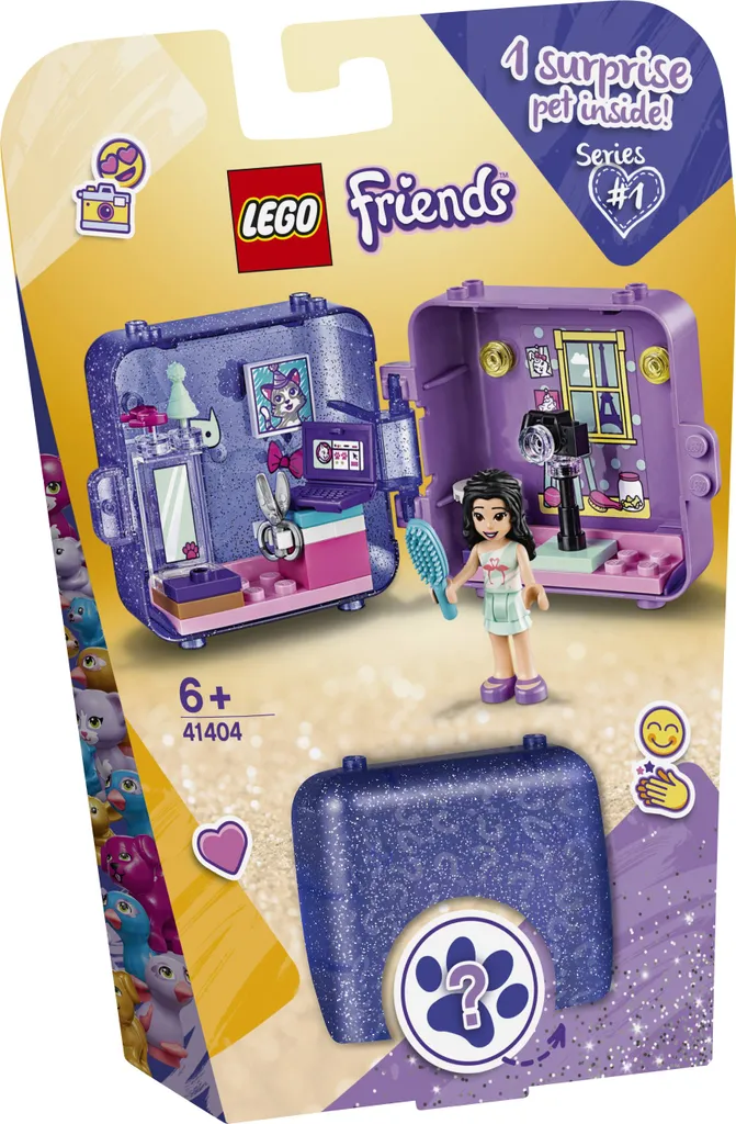 LEGO Friends Cube magique d'Emma Photographe 41404, mini-poupée et décor