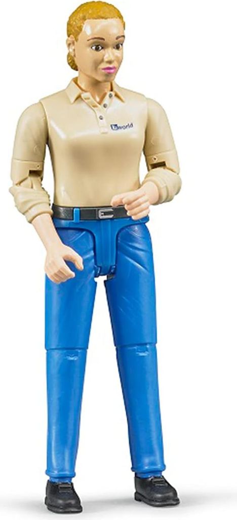 Bruder bworld Frau mit Hellem Hauttyp, Blaue Hose, Immagine del prodotto 