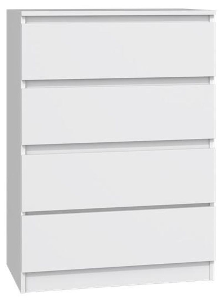 Komoda biela so štyrmi zásuvkami, nočný stolík do spálne, Obrázok produktu 
