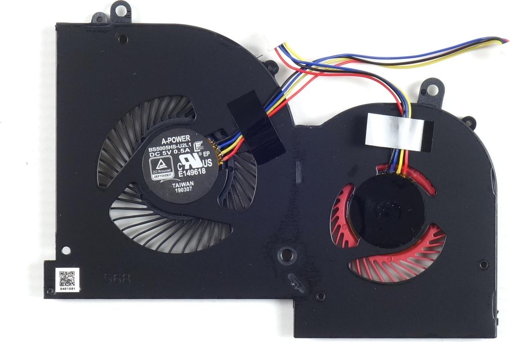 MSI Stealth GS65 GS65VR MS-16Q2 GPU-Lüfter