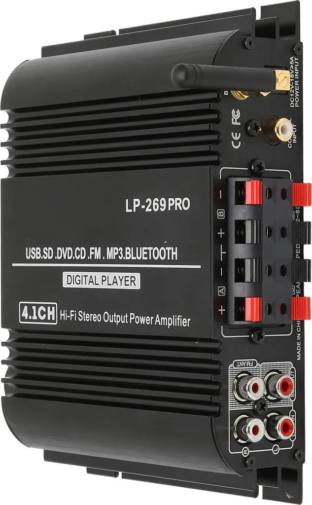 Petit ampli stéréo 4.1 canaux contrôle précis des basses et aigus 240V