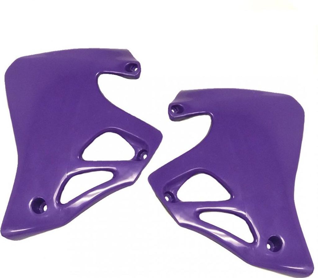 Kühlerverkleidung UFO PLAST 2-teilig Abdeckung Kühler für Honda CR R 2 CRE 50 - 250 ccm Bj. 1995 - 2000, Farbe:Lila