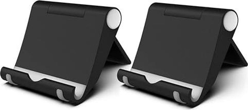 Handy Ständer Faltbar 2 Stück, Verstellbarer Handy Halterung Tisch Kompatibel mit iPhone 16/15/14/13/12/11 Pro Max SE Xs, Samsung/Huawei/Tablet u...