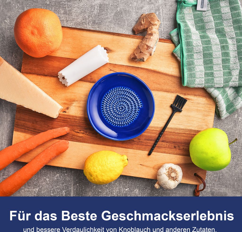 TURBO PRODUKTE Keramikreibe Set inkl. Knoblauchschäler und Produktbild 9
