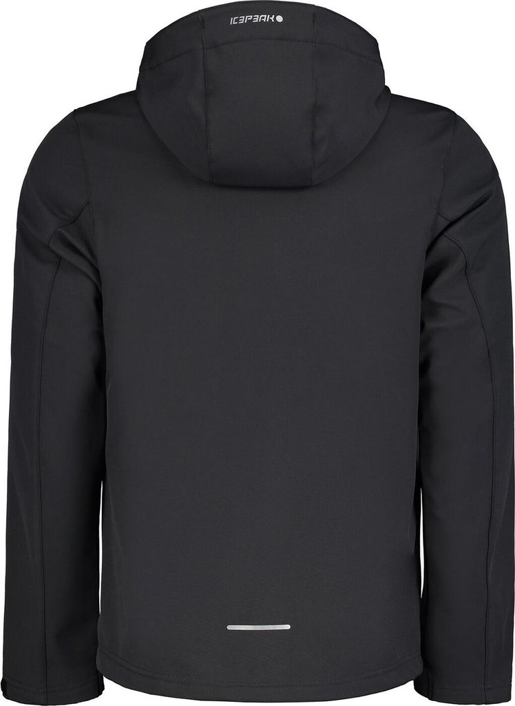 Icepeak Brimfield Softshelljacke für Herren mit Kapuze , Farbe:Dunkelgrau, Größe:50
