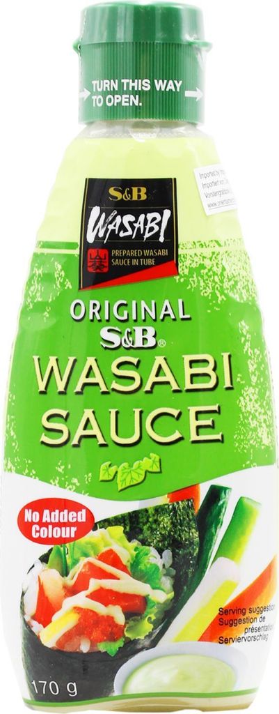Sos Wasabi S&B 170g - pikantny dodatek do sushi i dań Obrázek produktu 