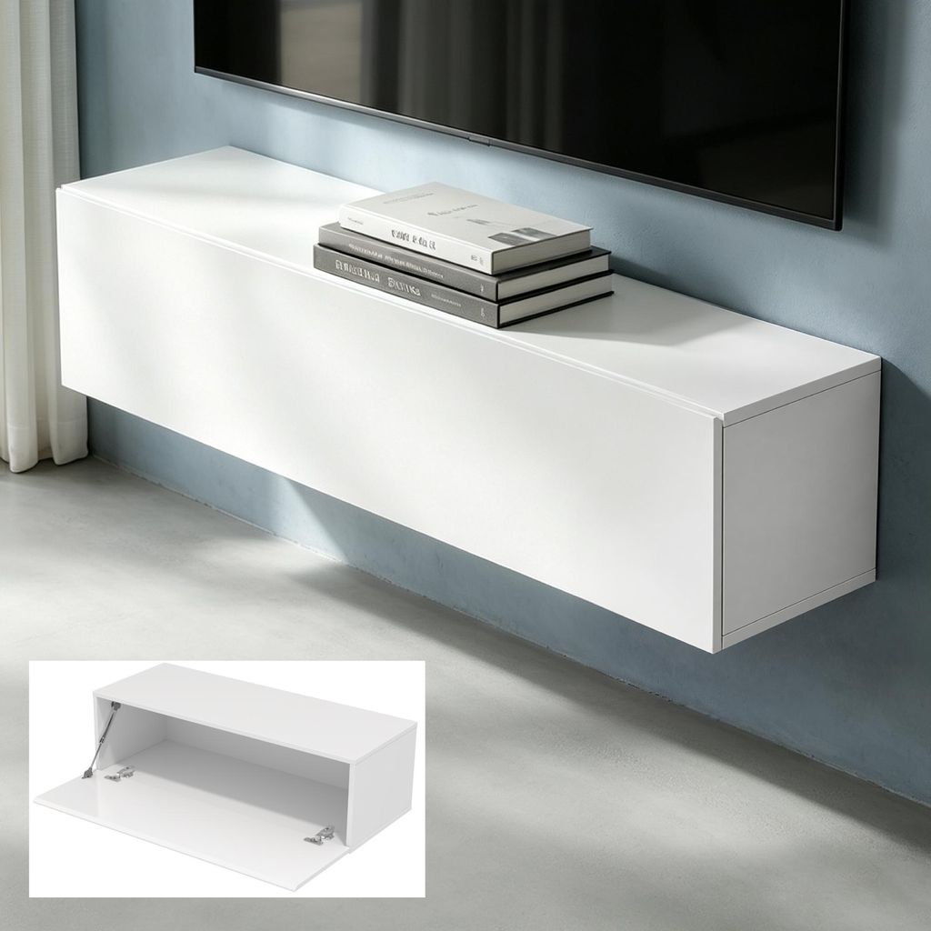 doporro TV Lowboard hängend Fernsehschrank Wohnzimmer | Produktbild 