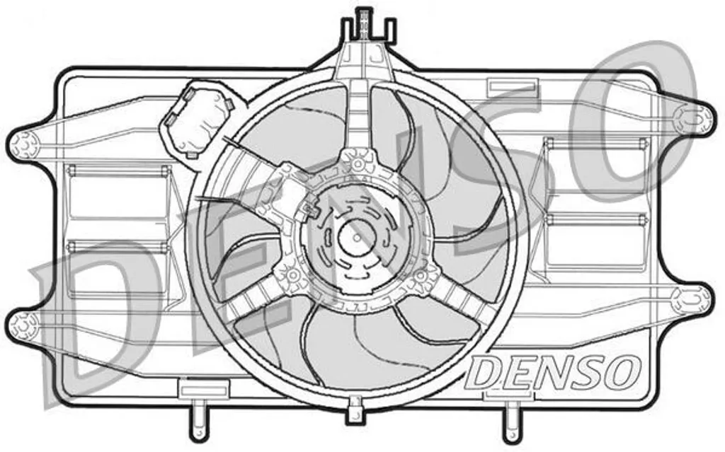Fixer surchauffe Doblo : Ventilateur radiateur DENSO 46737732 DER09020 neuf