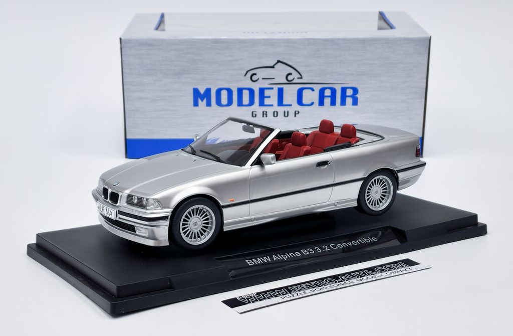 MCG 18322 BMW Alpina B3 3.2 Cabrio E36 1996 silber 1:18 Produktbild 13