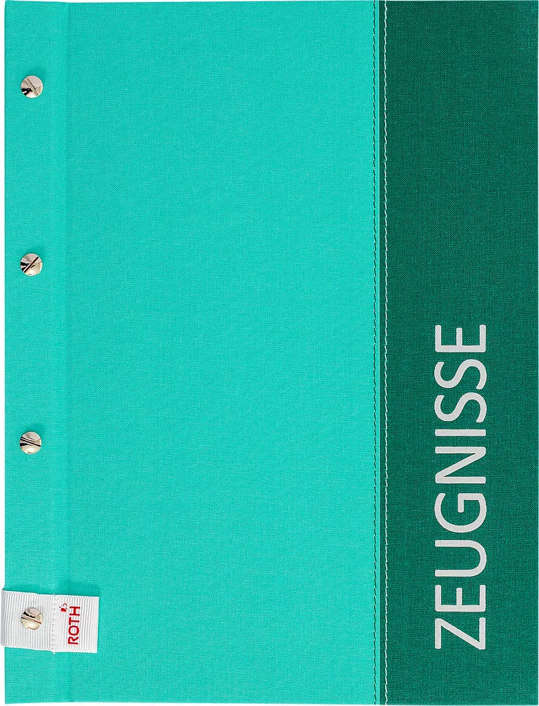 Protège-documents A4 ROTH Spectrum Mint pour Ranger vos Diplômes Scolaires