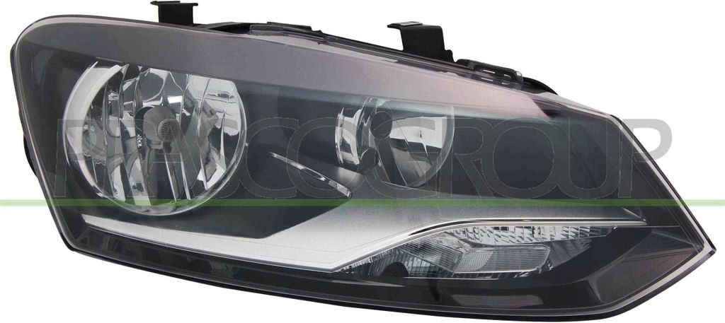 PRASCO Scheinwerfer Hauptscheinwerfer Rechts für VW Polo Schrägheck (6R1, 6C1) VG0234903