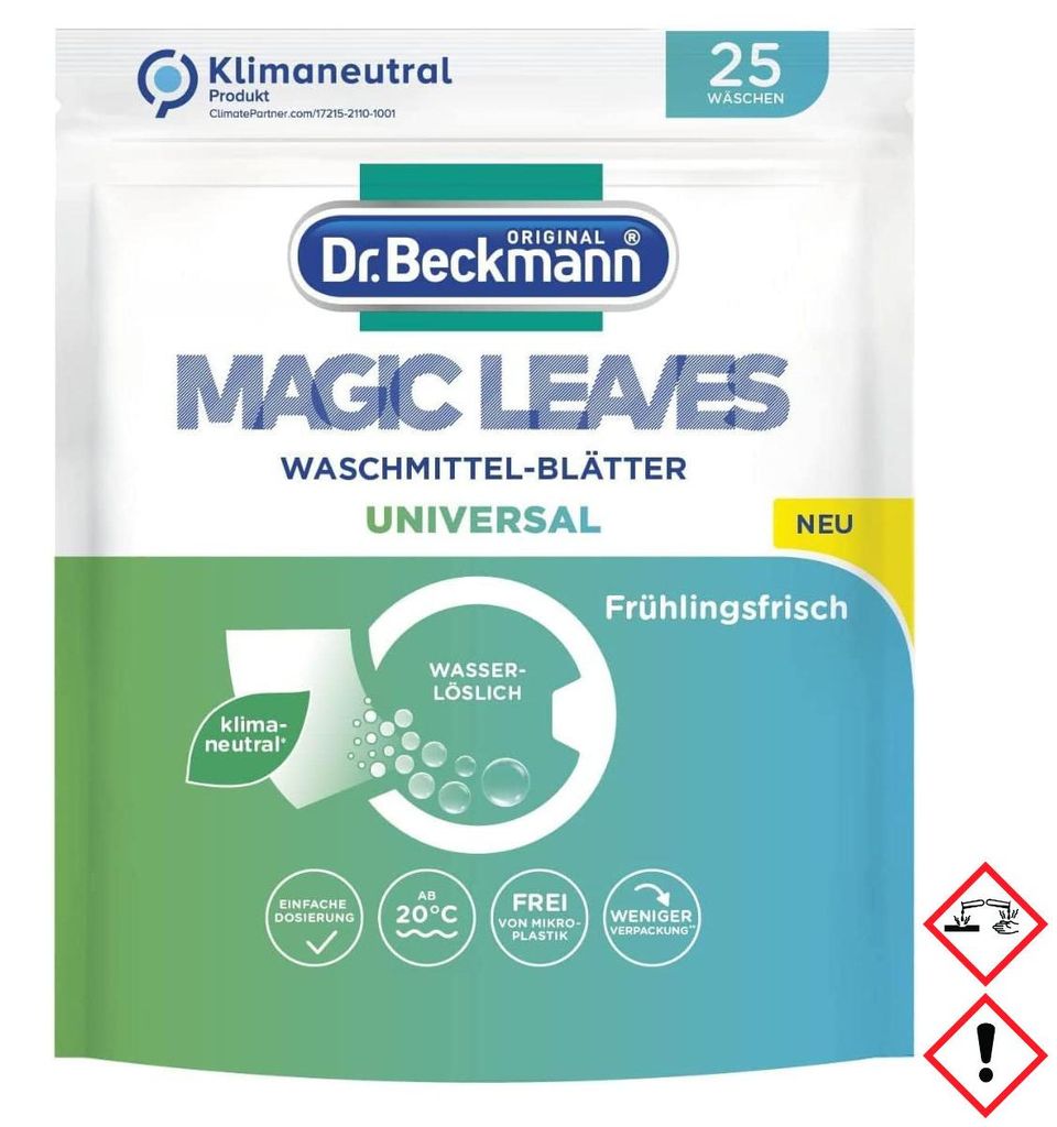 Dr. Beckmann, Magic Leaves, prací ubrousky, 25 kusů Obrázek produktu 