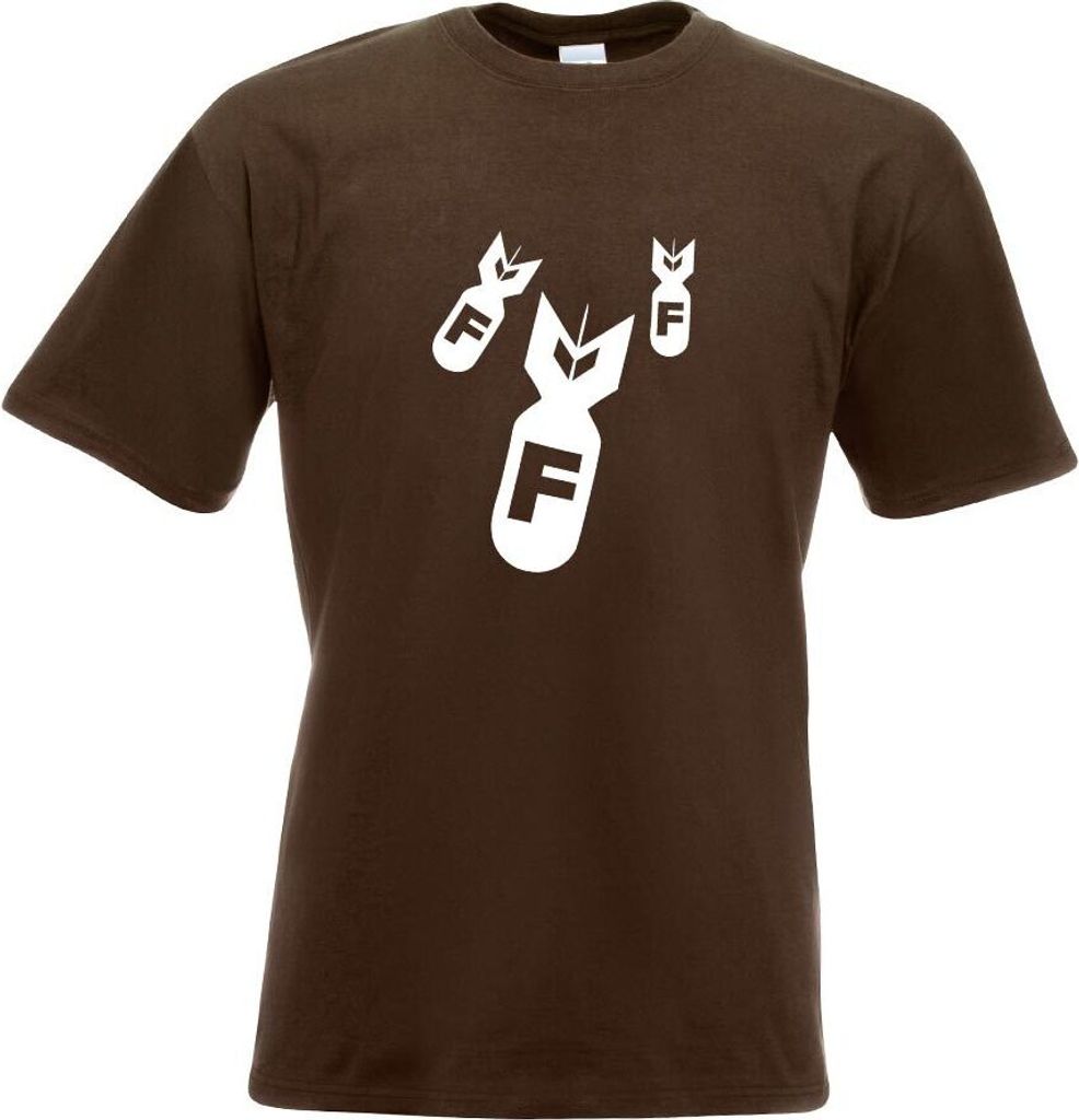 Kiwistar - T-Shirt - Chocolate - Dropping F-Bombs Motiv Bedruckt Funshirt Design Print - mit Motiv Bedruckt - Funshirt Design - Sport - Freizeit - ...