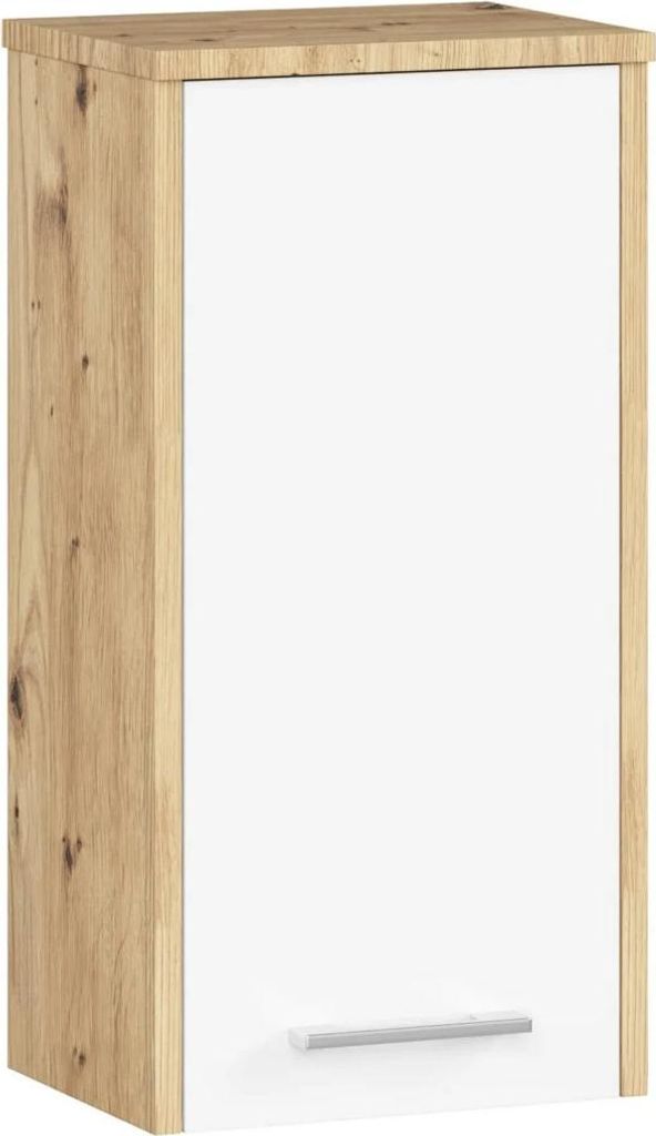 MERALYA Badezimmer-Oberschrank – Artisan Eiche / Weiß