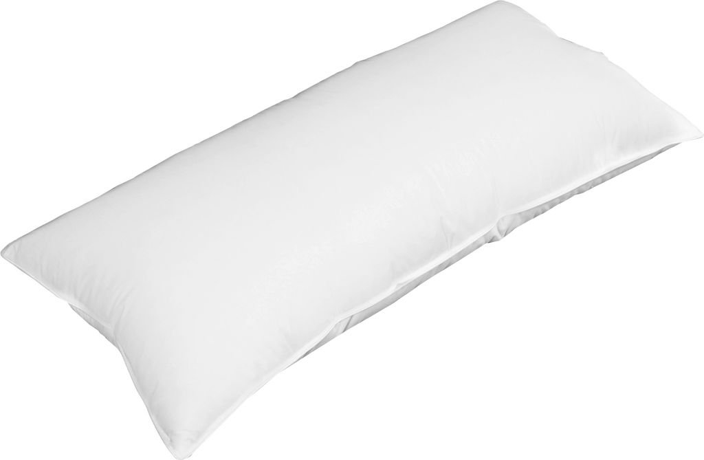 Kopfkissen - 40 x 80 cm - Daunen - Federn - Makobezug