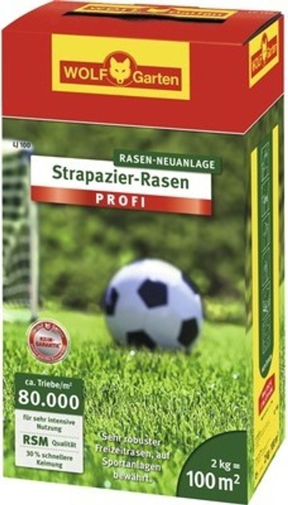WOLF-GARTEN Strapazier-Rasen, Sportrasen, Rasensamen Produktbild 