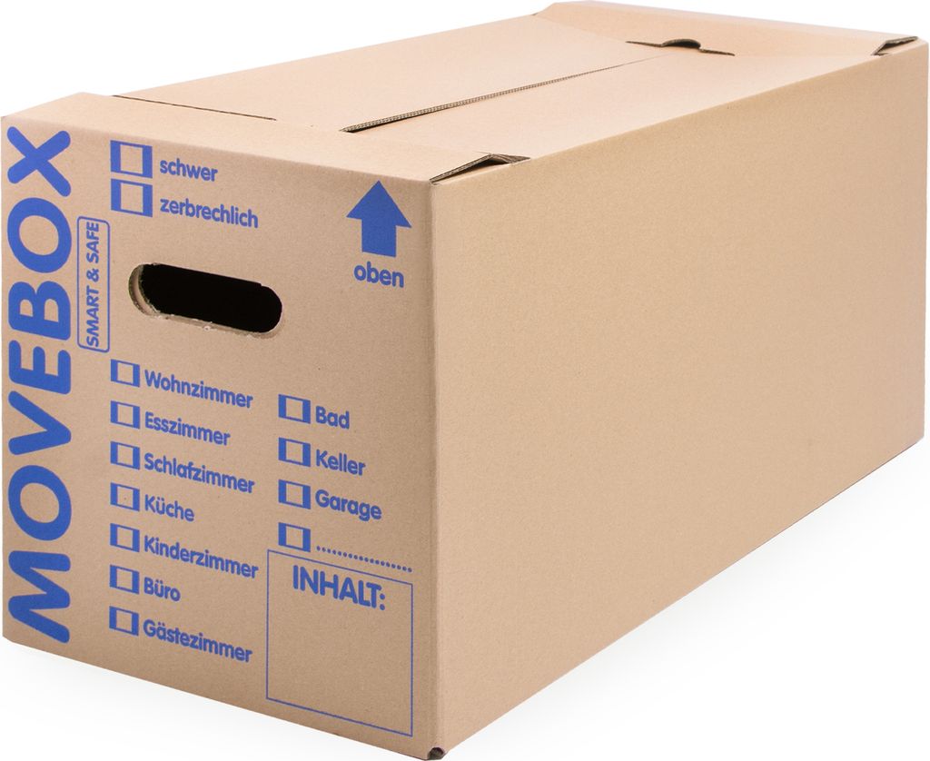 20 Umzugskartons Movebox Smart & Safe 2-wellig 30 kg Produktbild 2
