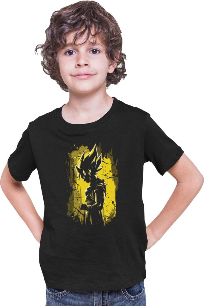 Kinder T-Shirt Dragon Anime Manga Ball Z Dragonball Dbz 234, 12-13 Jahr - 152 / Schwarz