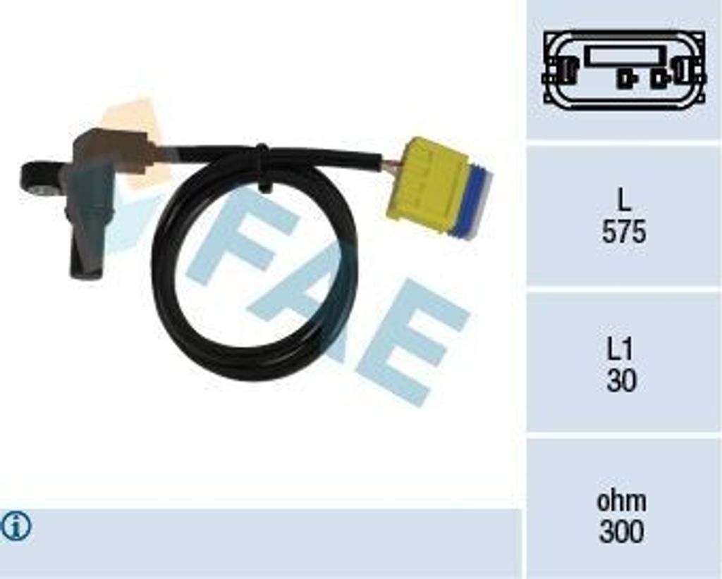 FAE Drehzahlsensor Automatikgetriebe 79223 für RENAULT CLIO II (BB0/1/2, CB0/1/2) KANGOO (KC0/1) SCÉNIC II (JM0/1) MEGANE II Coupé-Cabriolet (EM...