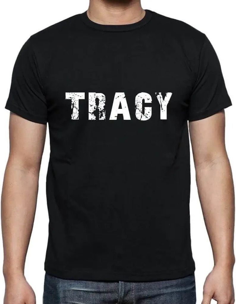 Herren Grafik T-Shirt Tracy Öko-Verantwortlich Vintage Jahrgang Kurzarm Lustige Druck Geburtstag Geschenk Mann