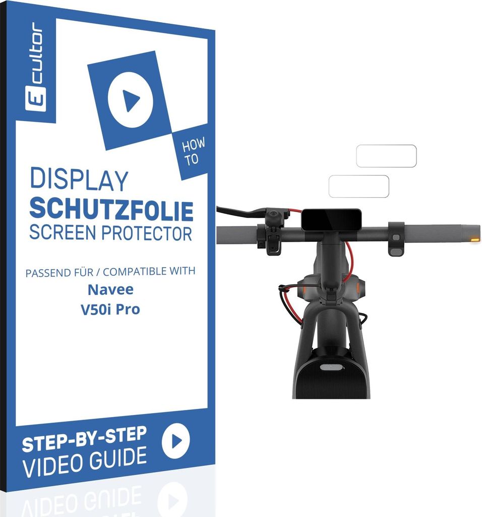 2x 3D Schutzfolie Matt für Navee V50i Pro Display Flexibel Full Cover