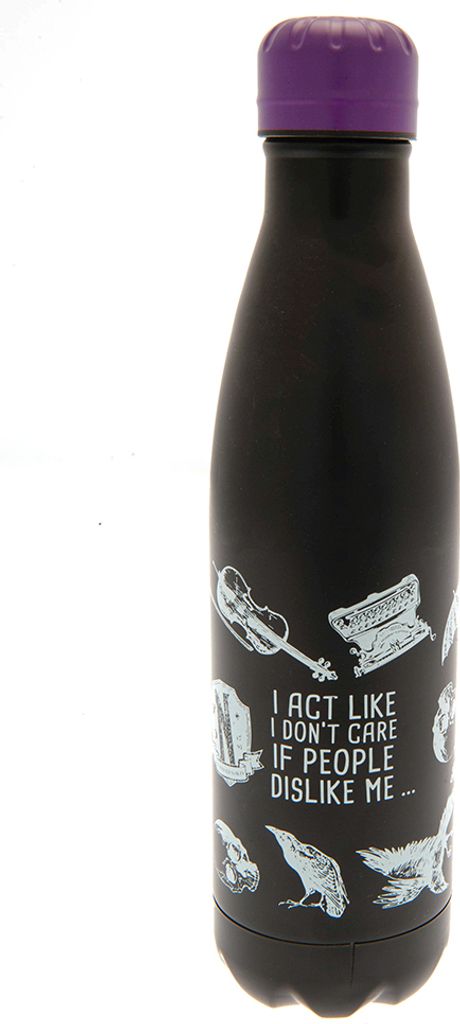 Wednesday - Thermosflasche, Edelstahl TA11084 (Einheitsgröße) (Matt Schwarz/Violett)