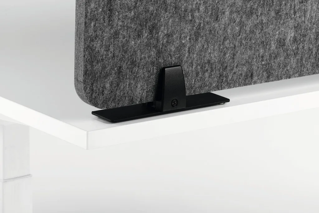 Panneau de séparation de bureau Gris 160cm Durable EFFECT Style Moderne - 17