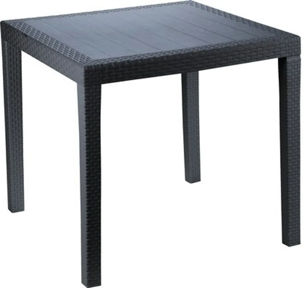 Table Bistro King 79x79 cm Anthracite : Stable et Durable pour l'Extérieur - 5