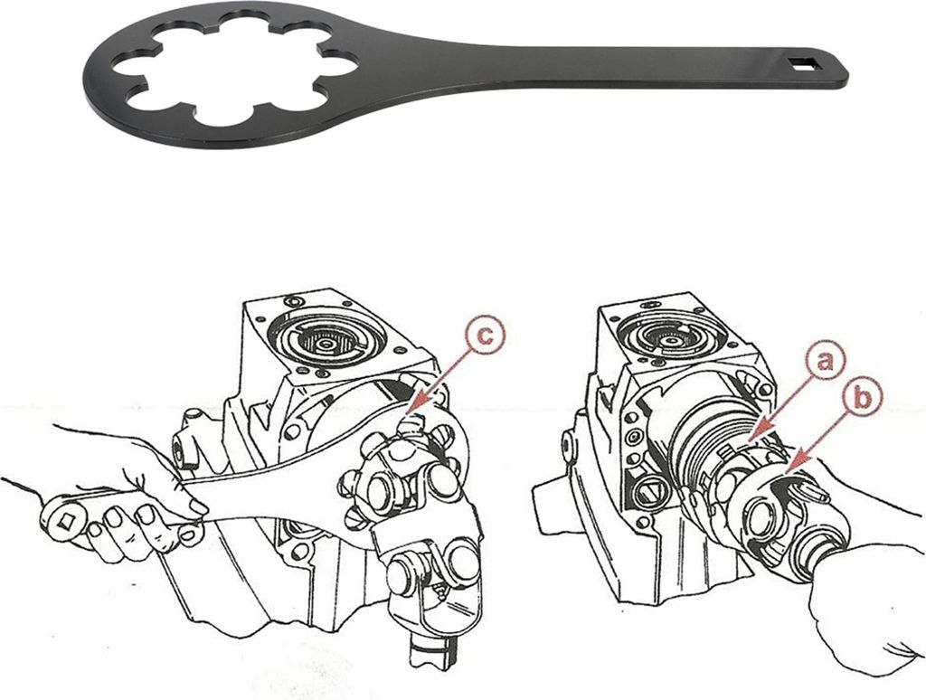 Remplacement de la clé à molette pour MerCruiser Alpha One Image du produit 