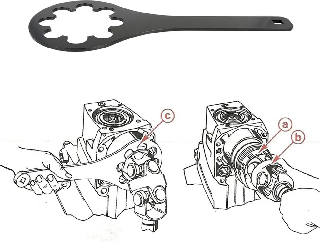 Réparer embase MerCruiser clé à molette pour 91-17256 Alpha One