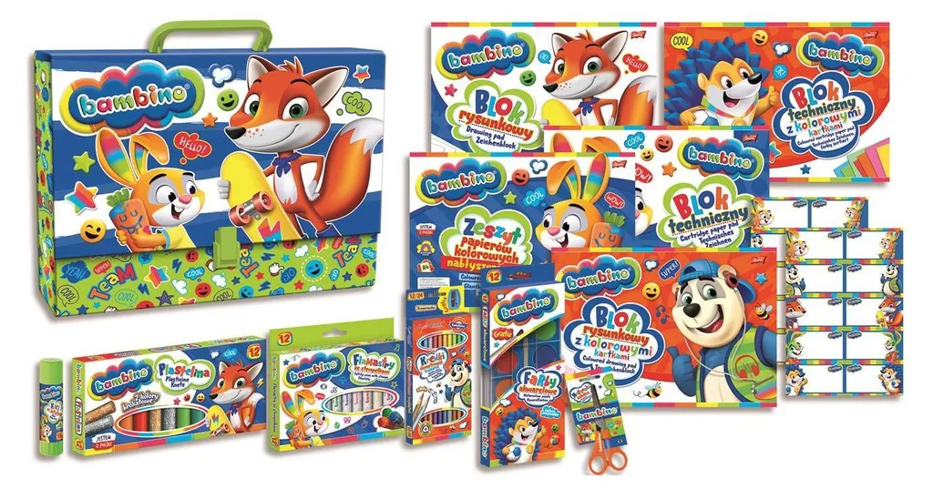 Mallette de Coloriage Bambino Little Artist Set avec Accessoires de Dessin