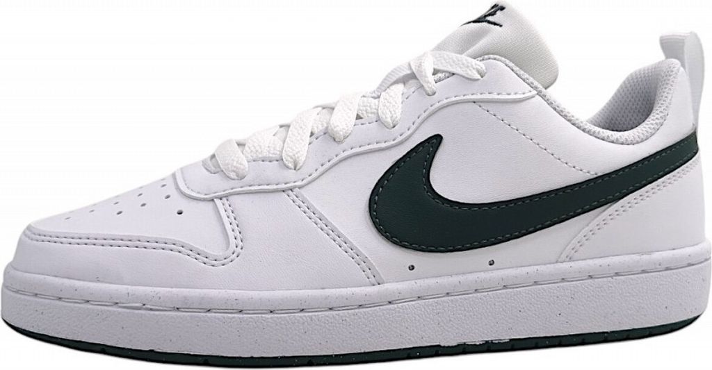 Nike Court Borough Mädchen sportlicher Schnürer in Weiß, Produktbild 