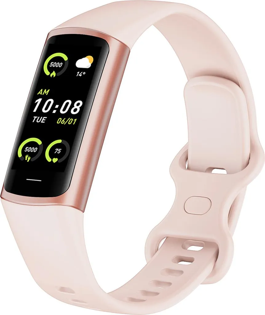 Montre connectée C38 Rose : améliorez votre sommeil et votre forme ici