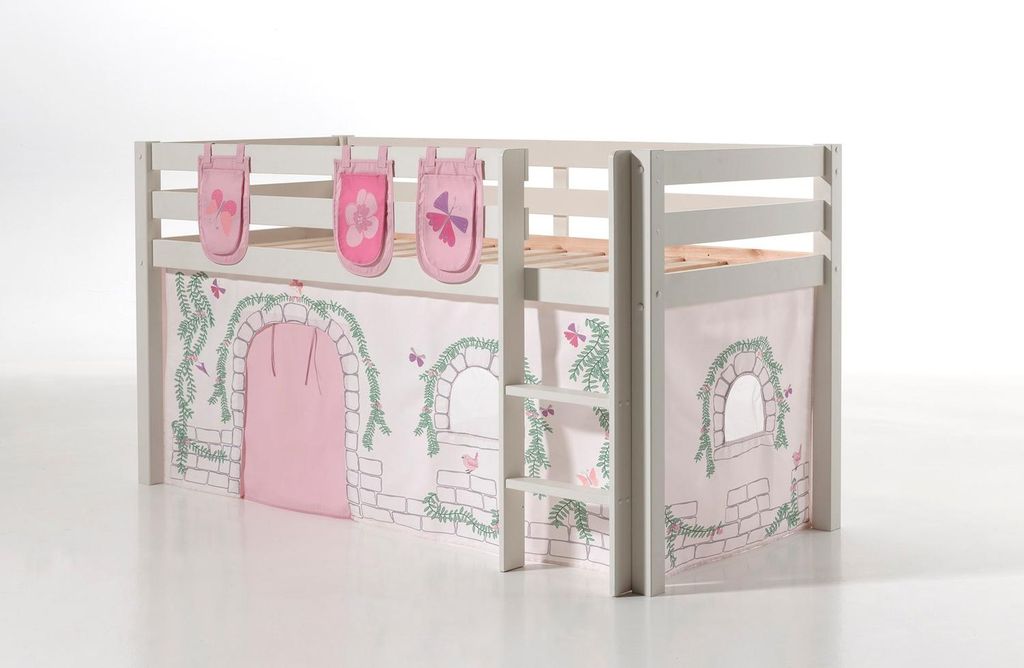 Pino Spielbett Kiefer Textilset Baumwolle