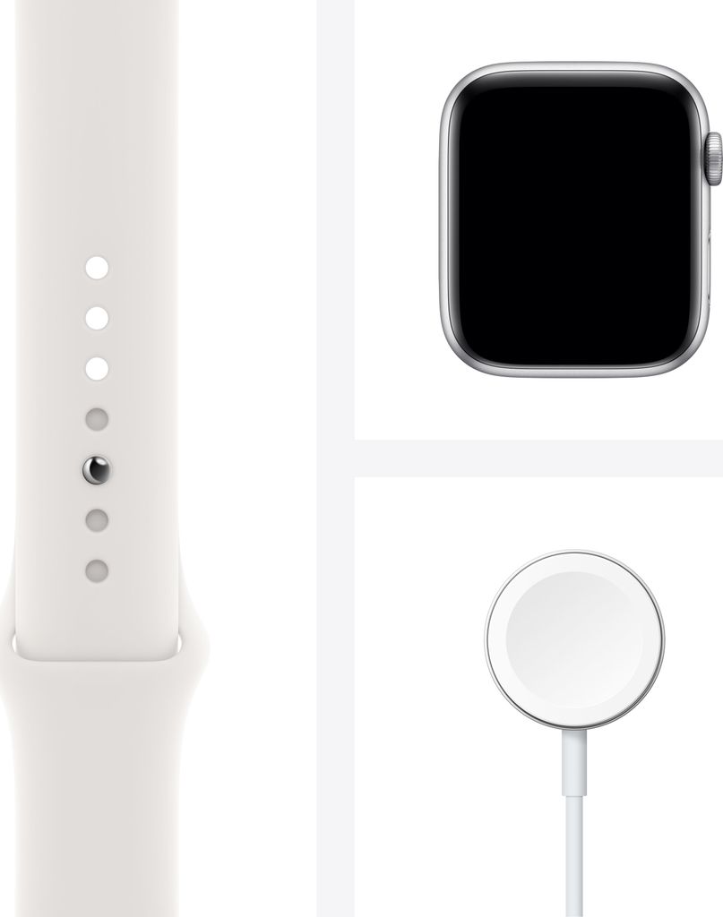 Apple Watch Series 6 OLED 44 mm 4G Silber GPS Produktbild 