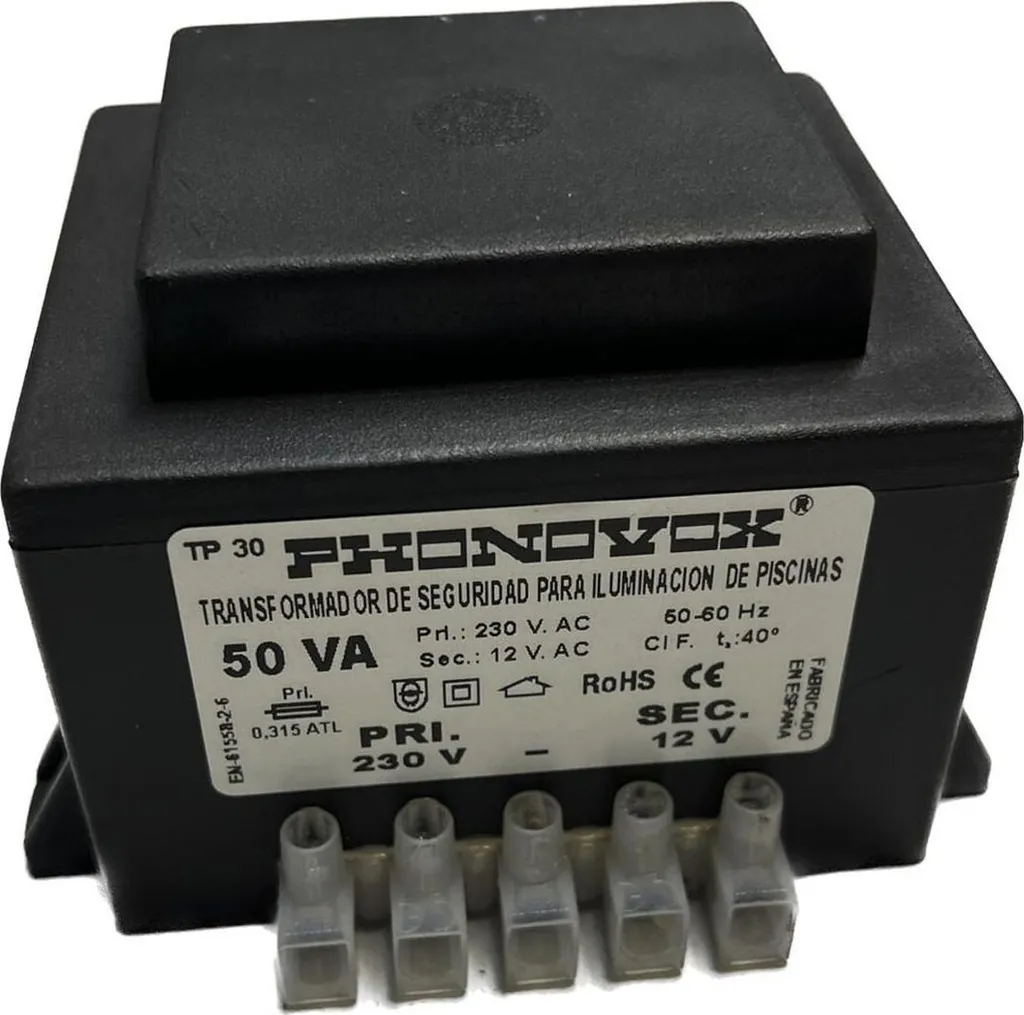 Transformateur Piscine 12V 50VA : Éliminez les Risques Électriques